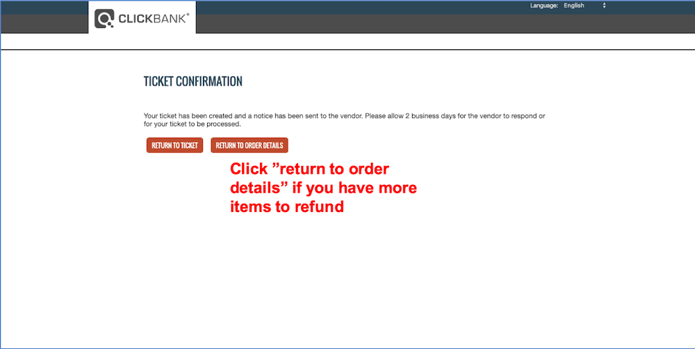 multiple items to refund