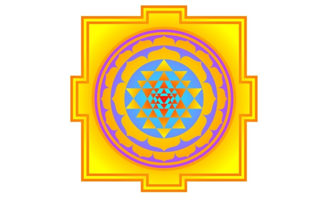 Sri Yantra Symbol, Meditation, and Pendant