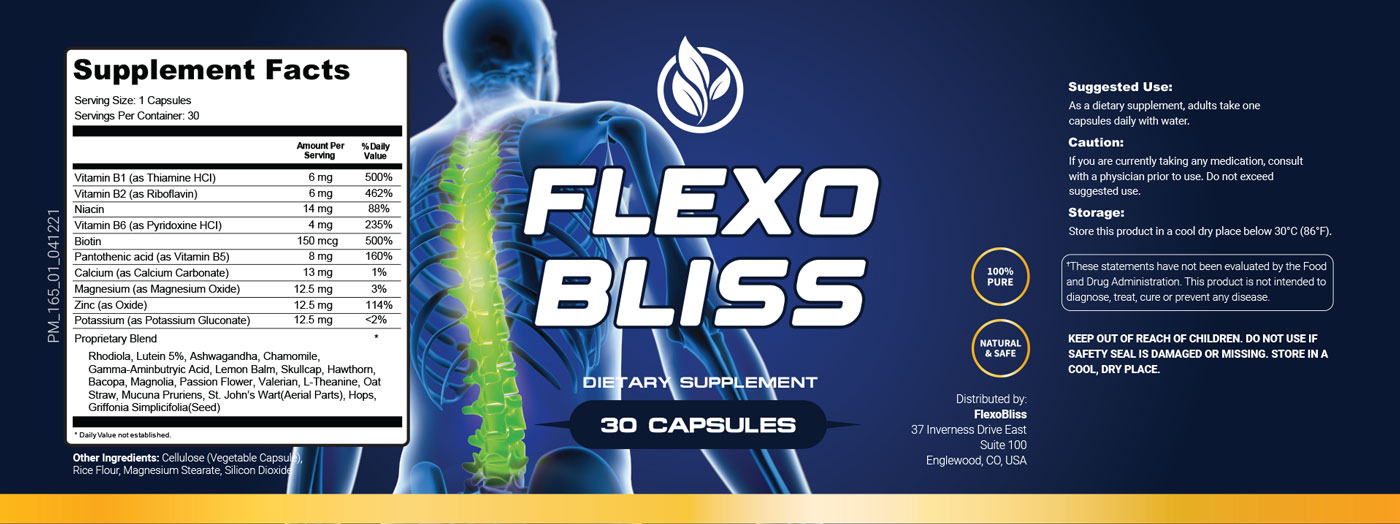 Flexobliss ingredients