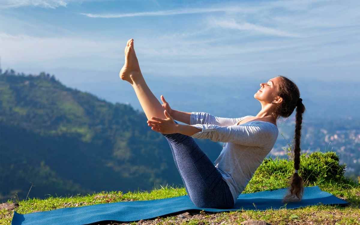 Woman Doing Ashtanga Vinyasa Yoga