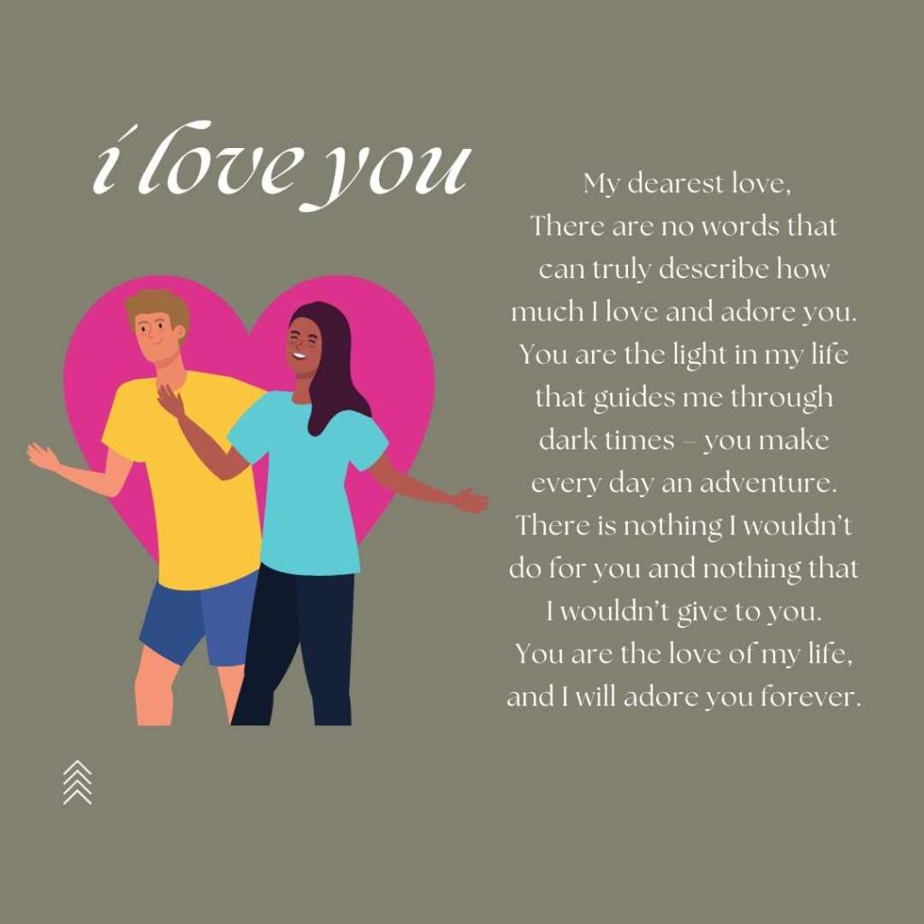 Examples of powerful, emotional love letters 4