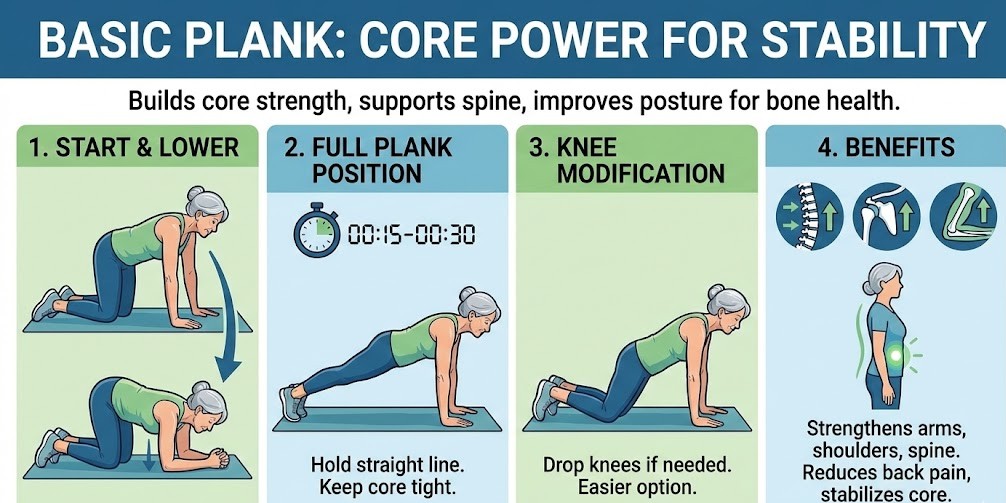 Basic Plank: Core Power for Stability