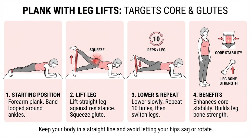 Plank with Leg Lifts