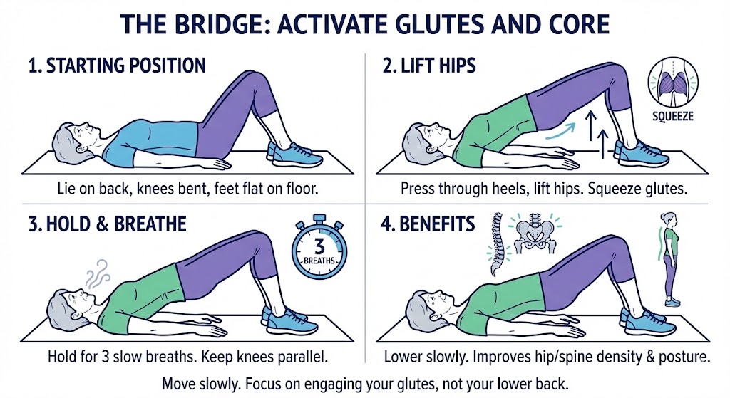 The Bridge Activate Glutes and Core