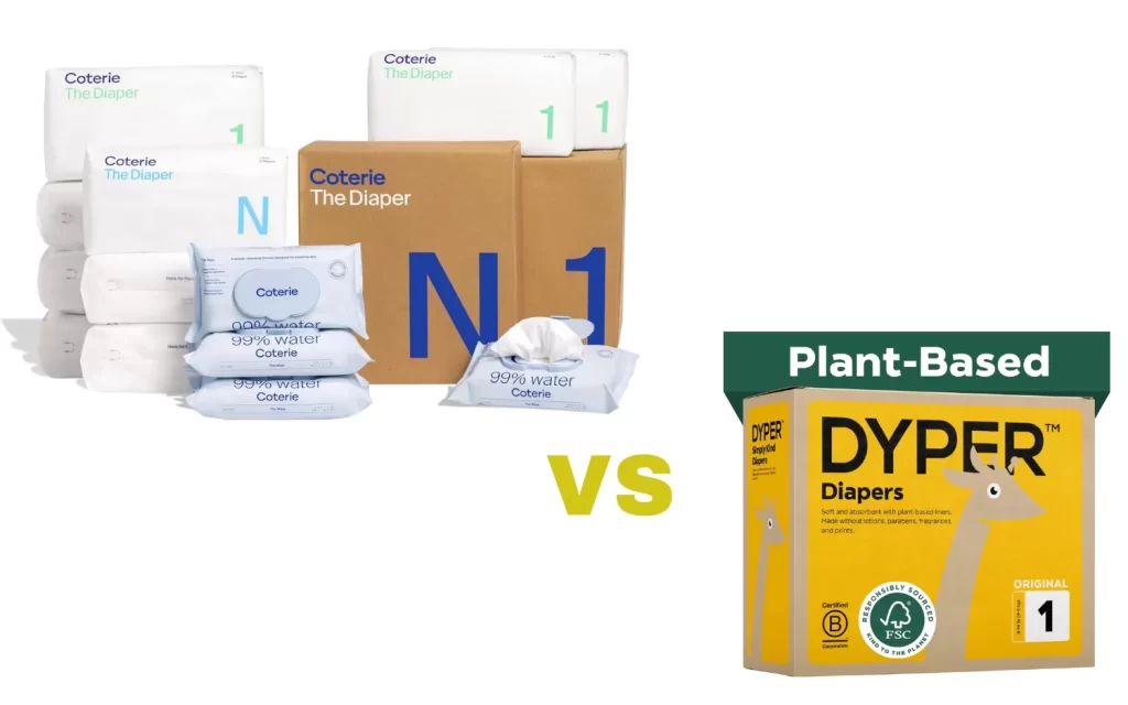 Coterie vs. Dyper diapers