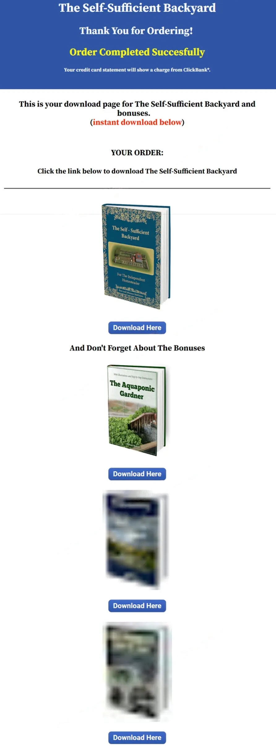 The Self-Sufficient Backyard glance