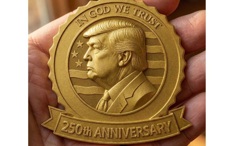 Trump Golden Badge