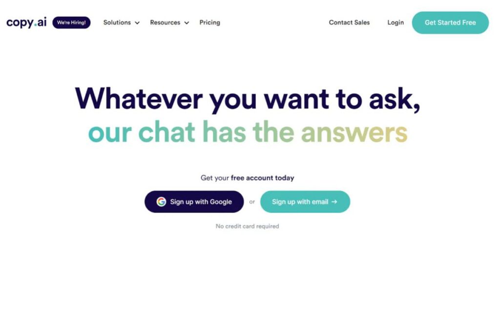 Copy AI - Your Fast & Friendly Partner